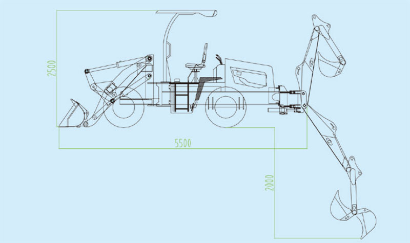 WZ10-20J挖掘裝載機